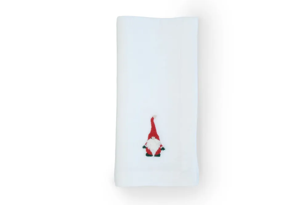 TriChi Design Place Settings & Linens|Santa Gnome Napkin, Set of 4