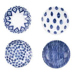 VIETRI Dinnerware|Santorini Assorted Condiment Bowls, Set of 4