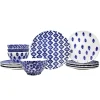 VIETRI Dinnerware|Santorini Assorted 12-Piece Place Setting