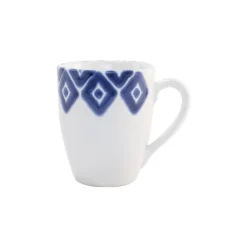 VIETRI Dinnerware|Santorini Diamond Mug