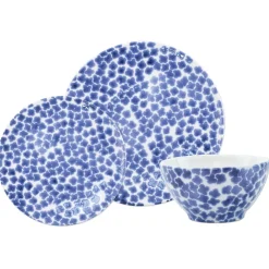 VIETRI Dinnerware|Santorini Flower 3-Piece Place Setting