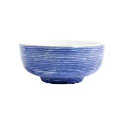VIETRI Dinnerware|Santorini Stripe Medium-Footed Serving Bowl