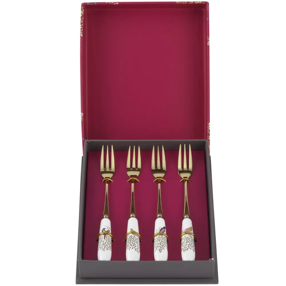 Portmeirion Flatware|Sara Miller Chelsea Collection Pastry Forks, Set of 4