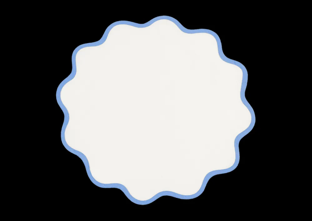 Matouk Place Settings & Linens|Scallop Edge Circle Placemat, Set of 4