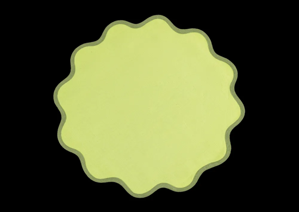 Matouk Place Settings & Linens|Scallop Edge Circle Placemat, Set of 4