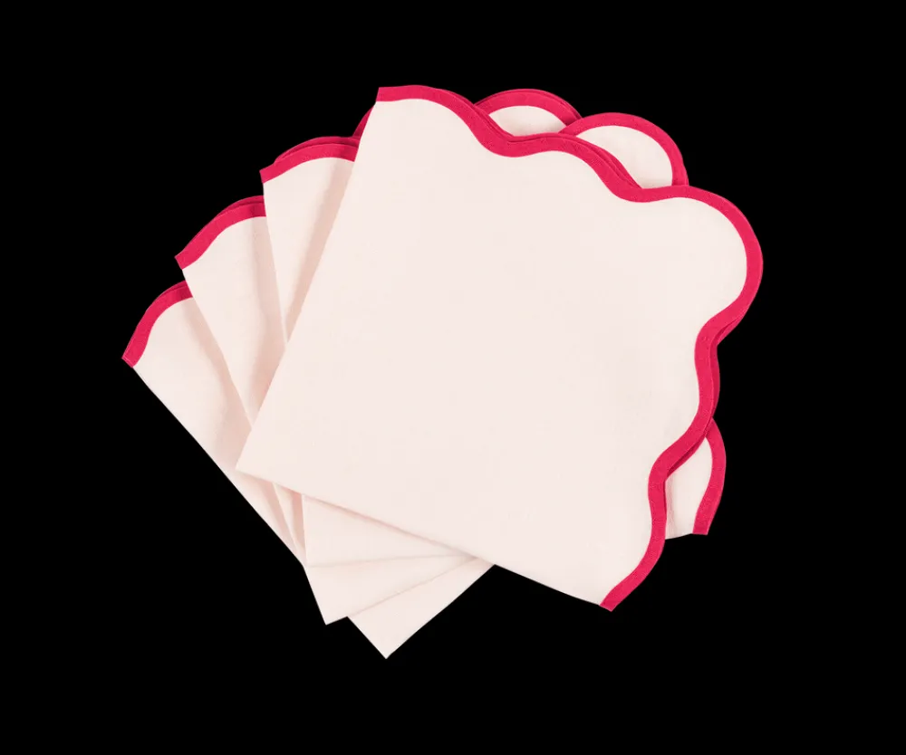 Matouk Place Settings & Linens|Scallop Edge Napkin, Set of 4