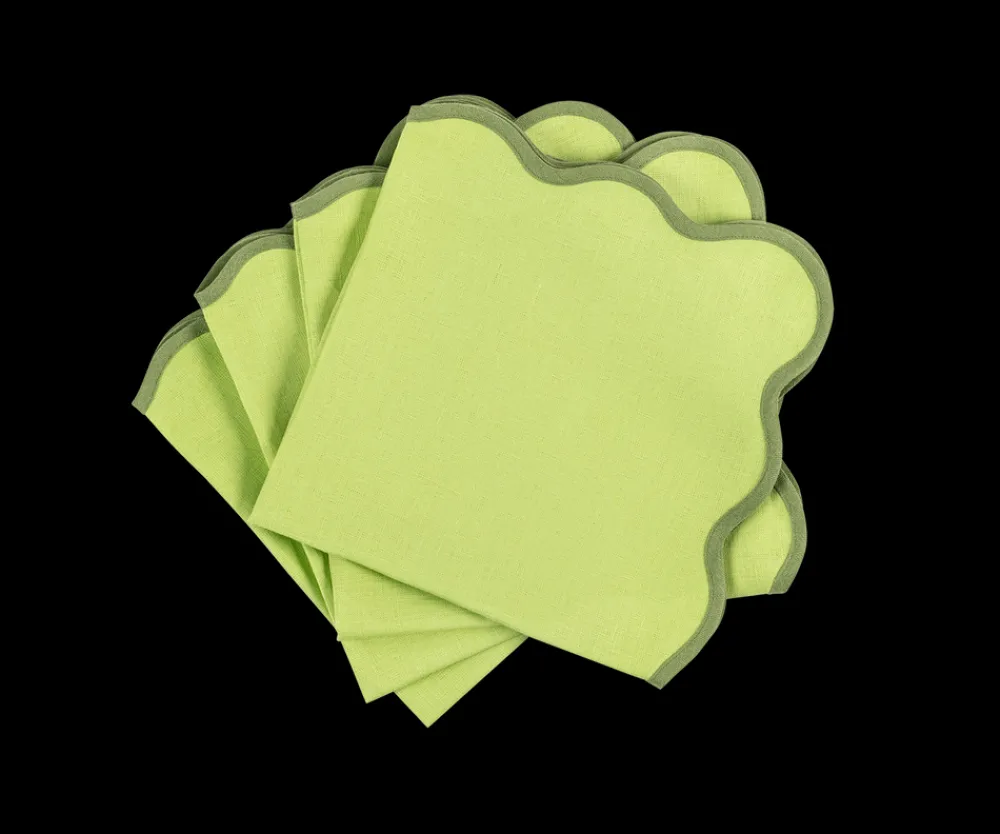 Matouk Place Settings & Linens|Scallop Edge Napkin, Set of 4