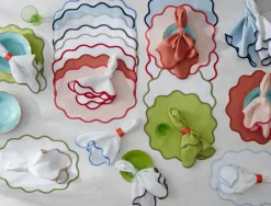 Matouk Place Settings & Linens|Scallop Edge Napkin, Set of 4