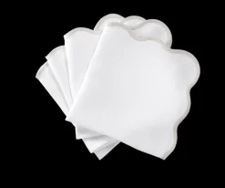 Matouk Place Settings & Linens|Scallop Edge Napkin, Set of 4