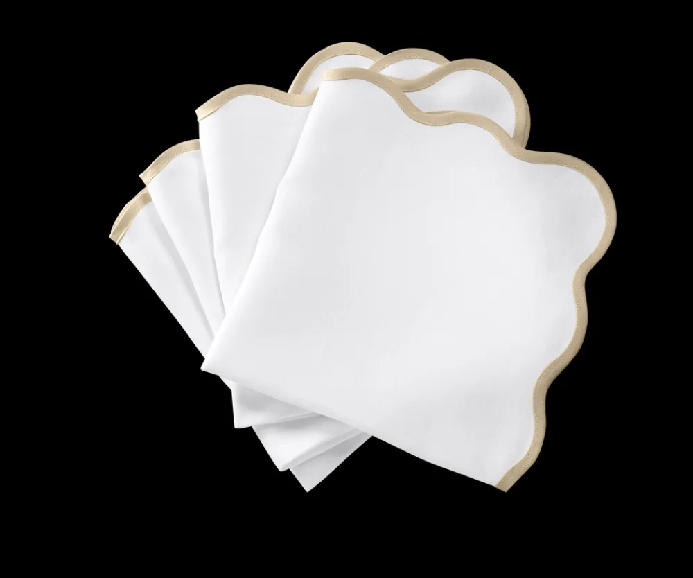 Matouk Place Settings & Linens|Scallop Edge Napkin, Set of 4