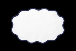 Matouk Place Settings & Linens|Scallop Edge Oval Placemat, Set of 4