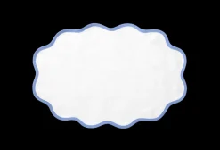 Matouk Place Settings & Linens|Scallop Edge Oval Placemat, Set of 4