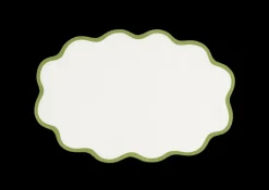 Matouk Place Settings & Linens|Scallop Edge Oval Placemat, Set of 4
