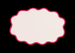 Matouk Place Settings & Linens|Scallop Edge Oval Placemat, Set of 4