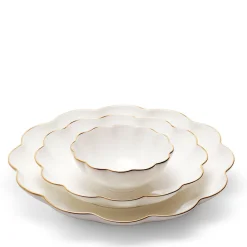 AERIN Dinnerware|Scalloped Nesting Serving Dishes, Set of 3