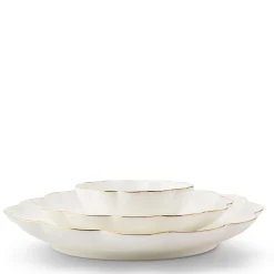 AERIN Dinnerware|Scalloped Nesting Serving Dishes, Set of 3