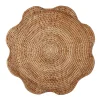 Rebecca Udall Wicker|Place Settings & Linens|Scalloped Rattan Placemat in Natural