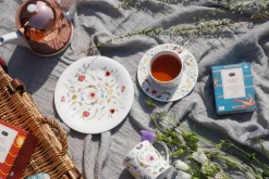 Twig NY Dinnerware|Scandinavian Floral Cup and Saucer