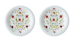 Twig NY Dinnerware|Scandinavian Floral Set of Two, 8" Accent Plates