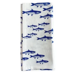 Caskata Place Settings & Linens|School of Fish Dinner Napkins, Set of 4