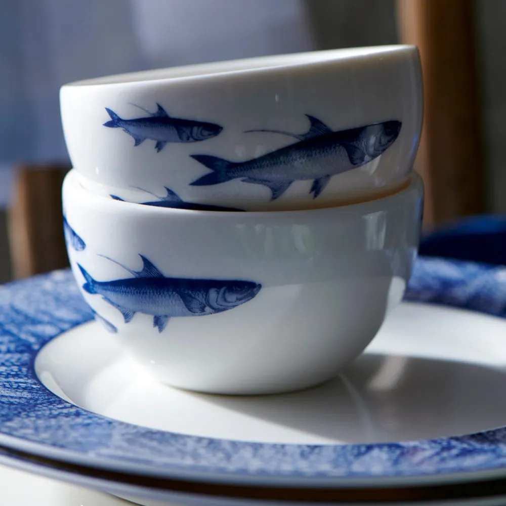 Caskata Dinnerware|School of Fish Snack Bowl