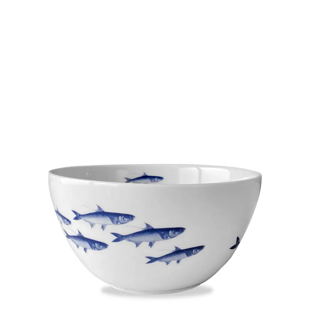 Caskata Dinnerware|School of Fish Tall Cereal Bowl
