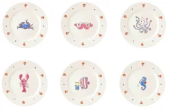 Josephine Dessine Dinnerware|Sea Creature Series, Set of 6