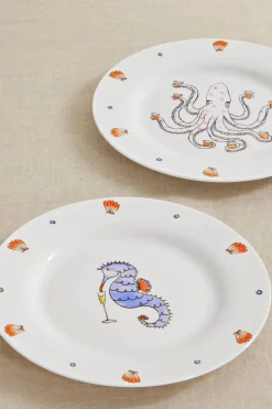 Josephine Dessine Dinnerware|Sea Creature Series, Set of 6