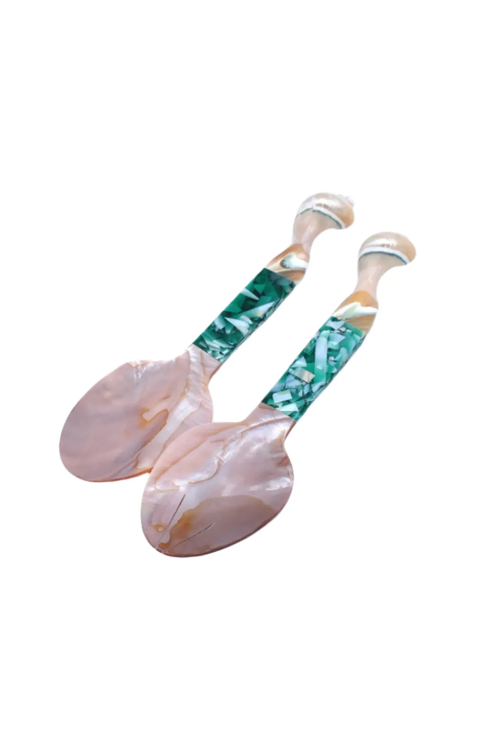 Inner Child Flatware|Seashell Serving Set in Green