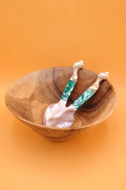 Inner Child Flatware|Seashell Serving Set in Green