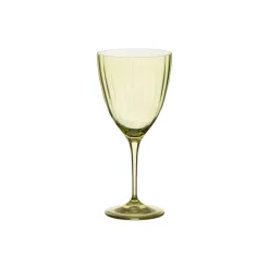 Costa Nova Glassware|Sensa Collection Water Glasses in Bottle Green, Set of 6