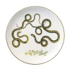 Laboratorio Paravicini Dinnerware|Serpentine Dinner Plate with Flowers