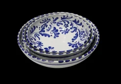 Piano Piano Dinnerware|Serving Bowl in Azul Classico