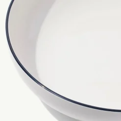 Made In Dinnerware|Serving Bowl in Navy Rim