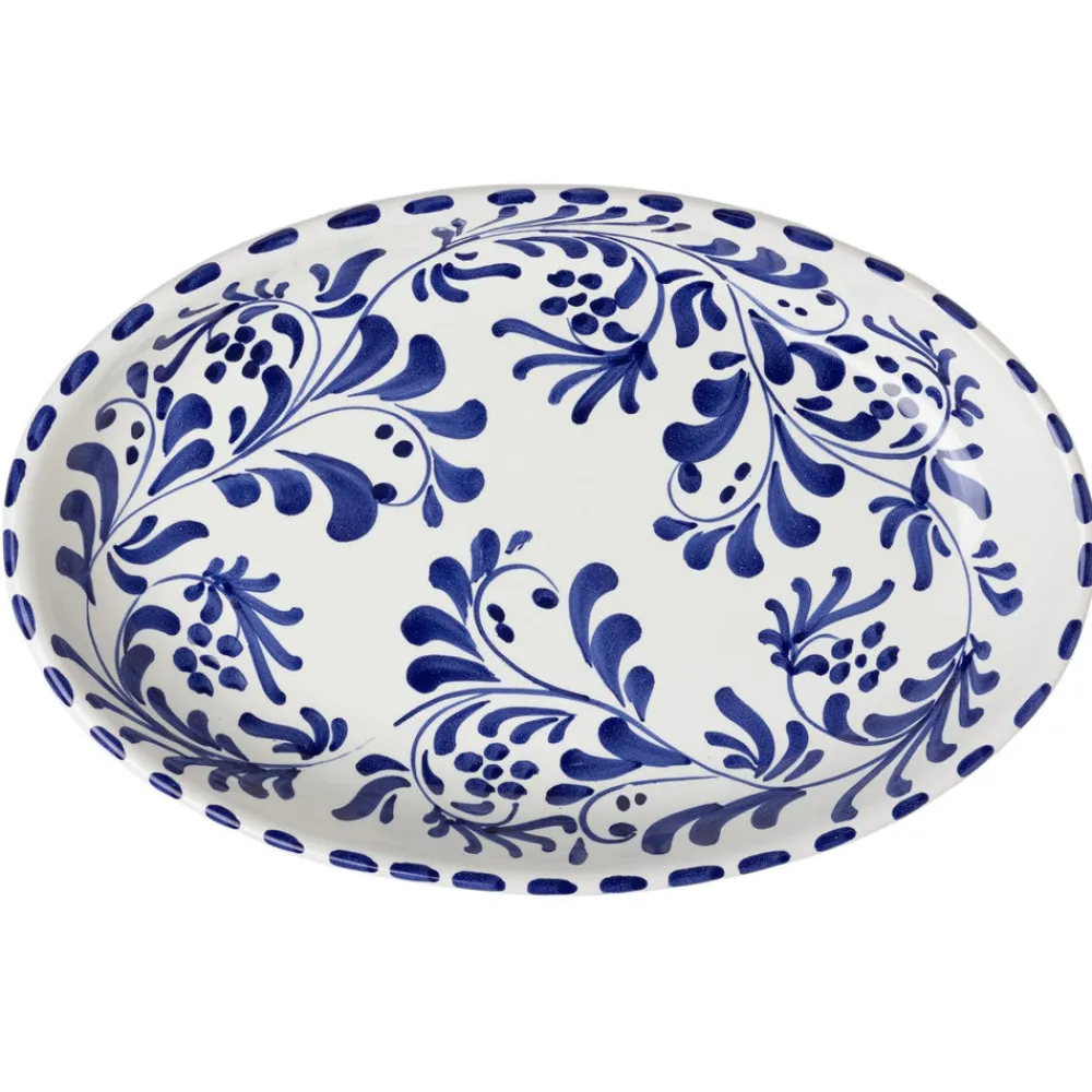 Piano Piano Dinnerware|Serving Platter in Azul Classico