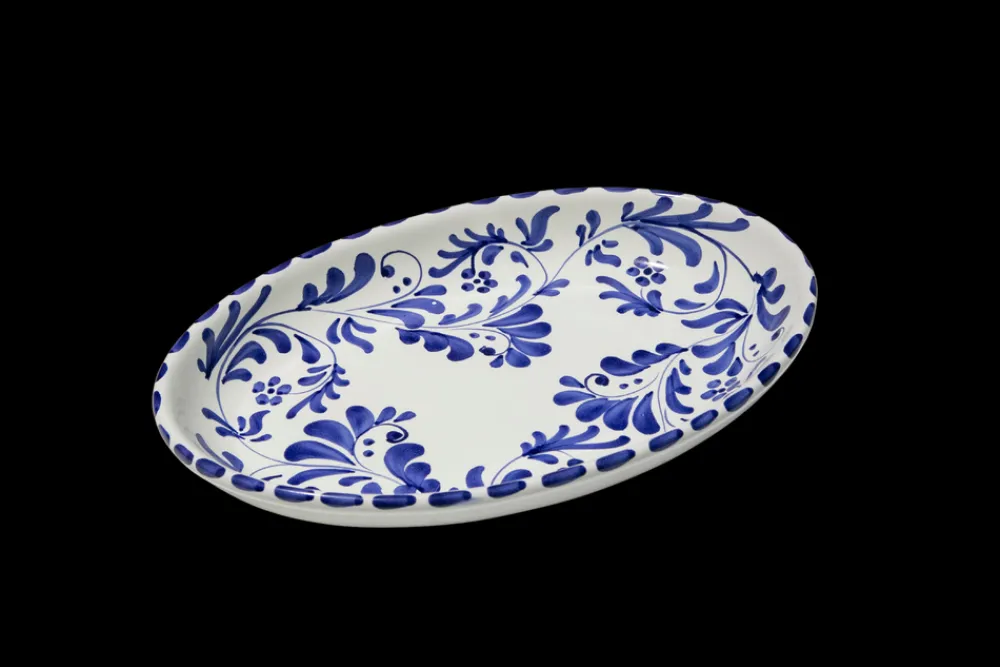 Piano Piano Dinnerware|Serving Platter in Azul Classico