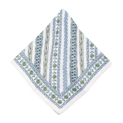Juliska Place Settings & Linens|Seville Stripe Napkin in Green