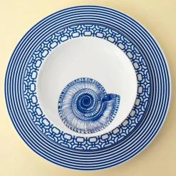 Caskata Dinnerware|Shells Canapé Plates Boxed, Set of 4