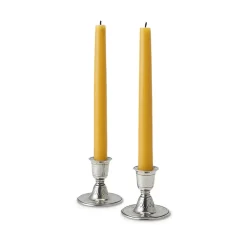 Match Silver|Candles|Short Candlestick, Pair