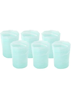 Craft Advisory Glassware|Short Hand Blown Tumbler in Celadon, Set of 6