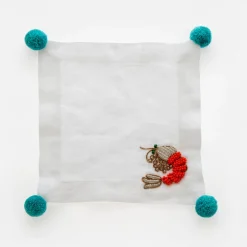 Joanna Buchanan Place Settings & Linens|Shrimp Cocktail Napkins