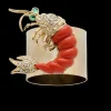 Joanna Buchanan Place Settings & Linens|Shrimp Napkin Rings, Set of Two