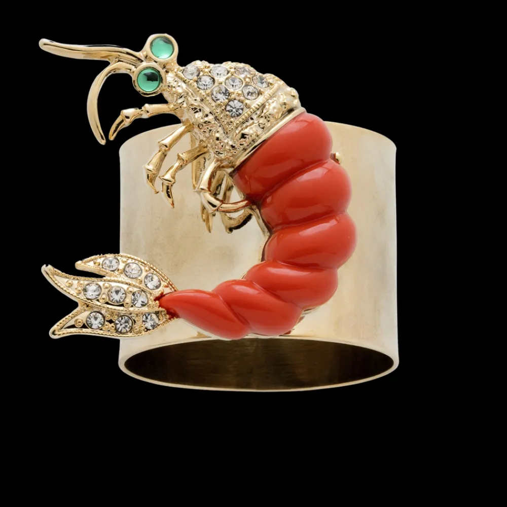 Joanna Buchanan Place Settings & Linens|Shrimp Napkin Rings, Set of Two