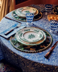 Cabana Dinnerware|Sicilia Dessert Plate in Green