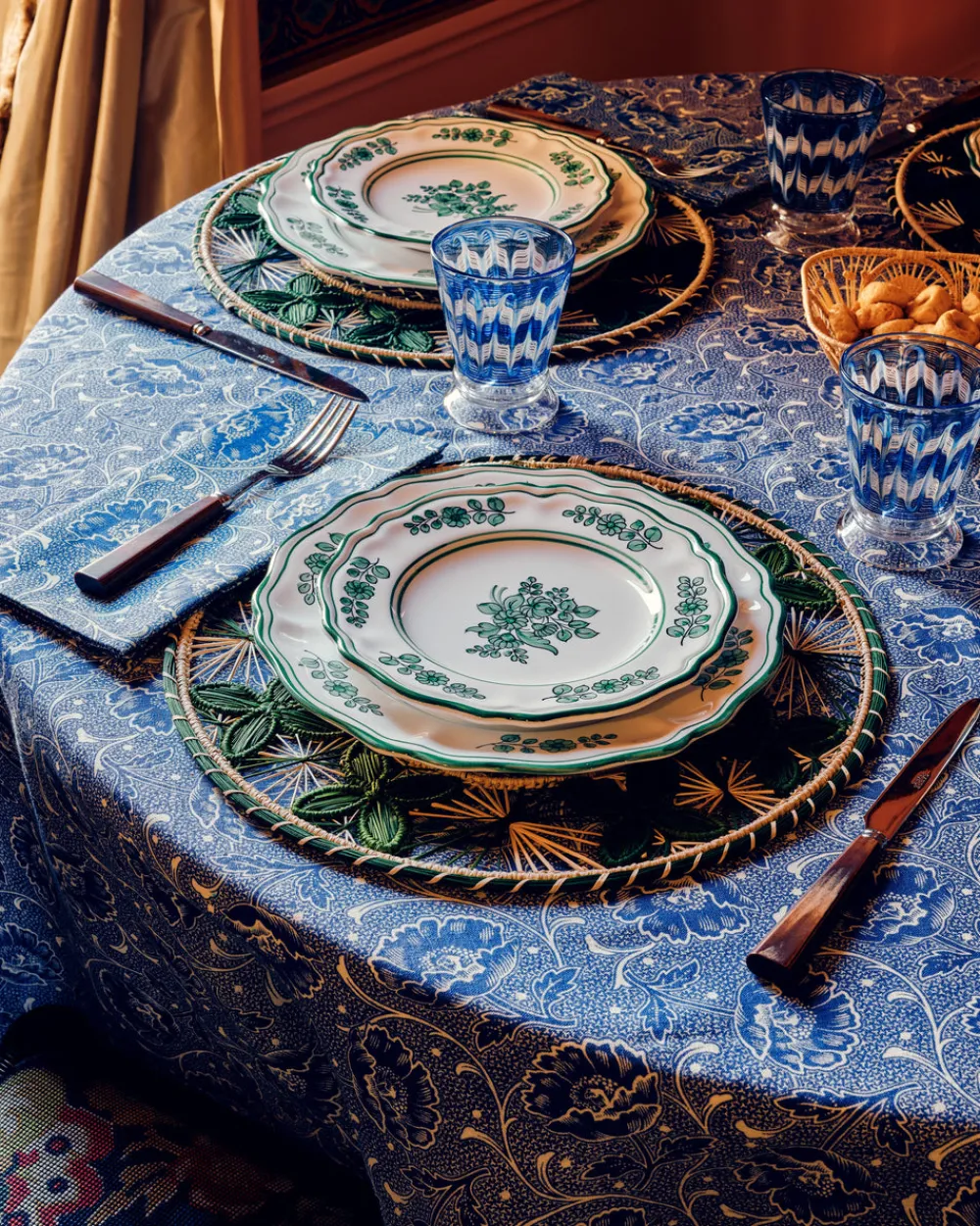 Cabana Dinnerware|Sicilia Dessert Plate in Green