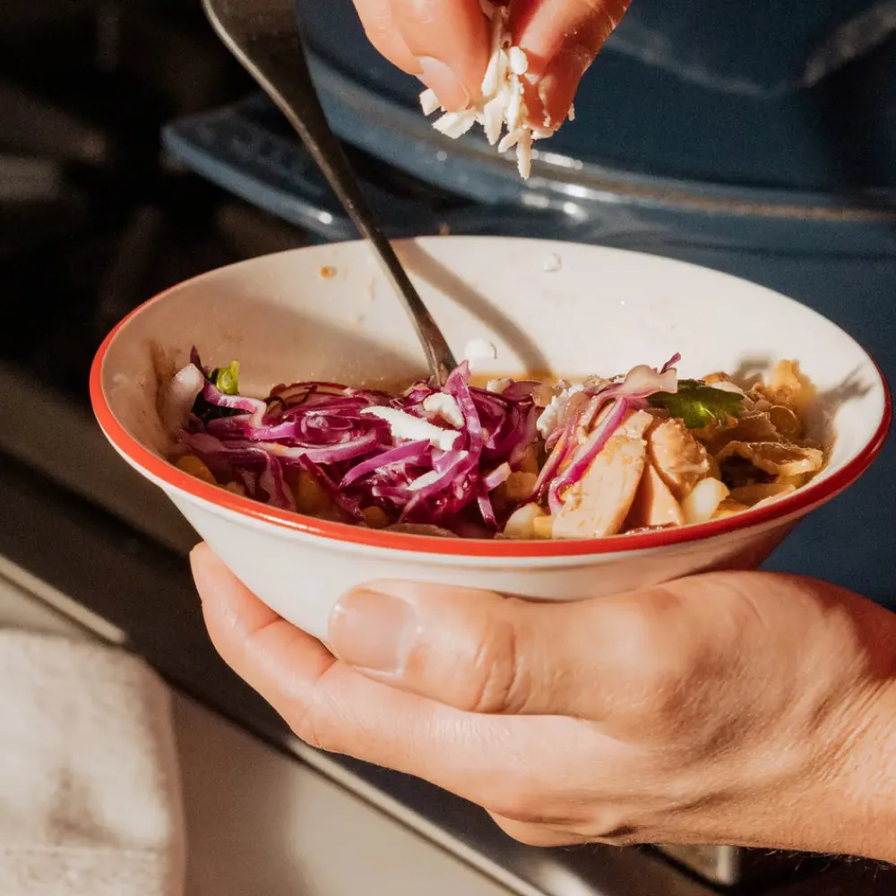 Made In Dinnerware|Side Bowls in Red Rim