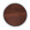 Mariposa Dinnerware|Signature Round Cheese Board with Dark Wood Insert