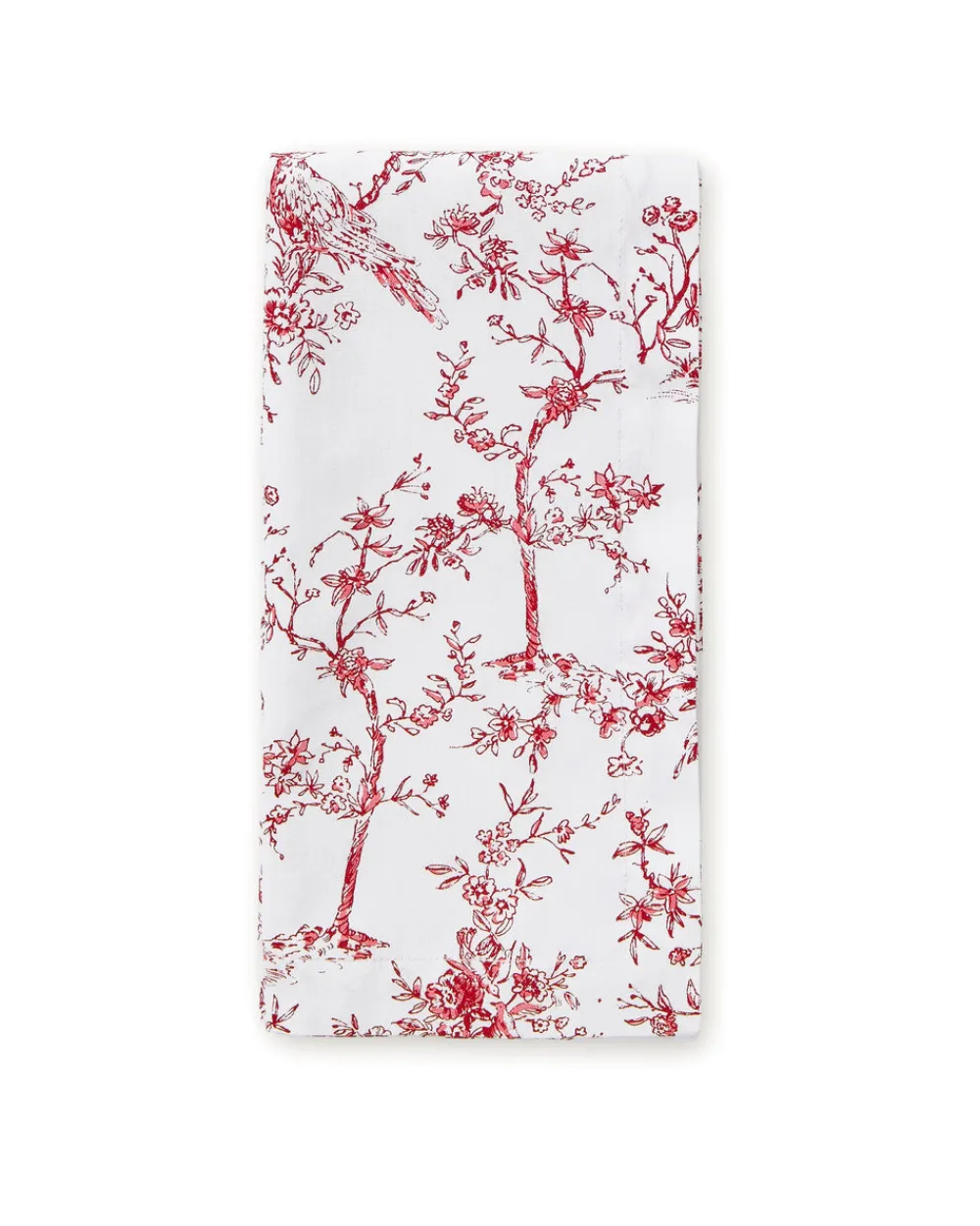 Petite Plume Place Settings & Linens|Signature Twill Napkins in Red Timeless Toile, Set of 4