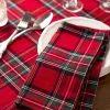 Petite Plume Place Settings & Linens|Signature Twill Napkins in Imperial Tartan
