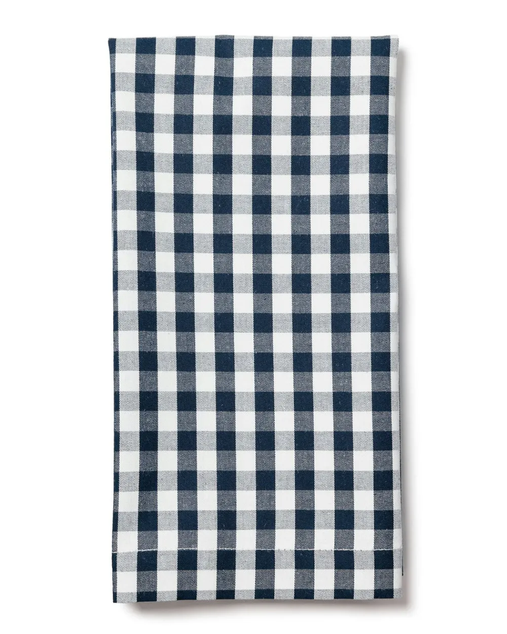 Petite Plume Place Settings & Linens|Signature Twill Napkins in Navy Gingham, Set of 4